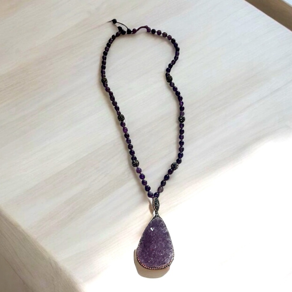 Amethyst Necklace - Picture 2 of 3